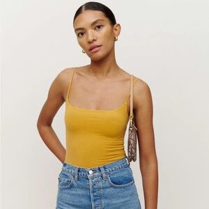 Carrie Tank Top in Ochre